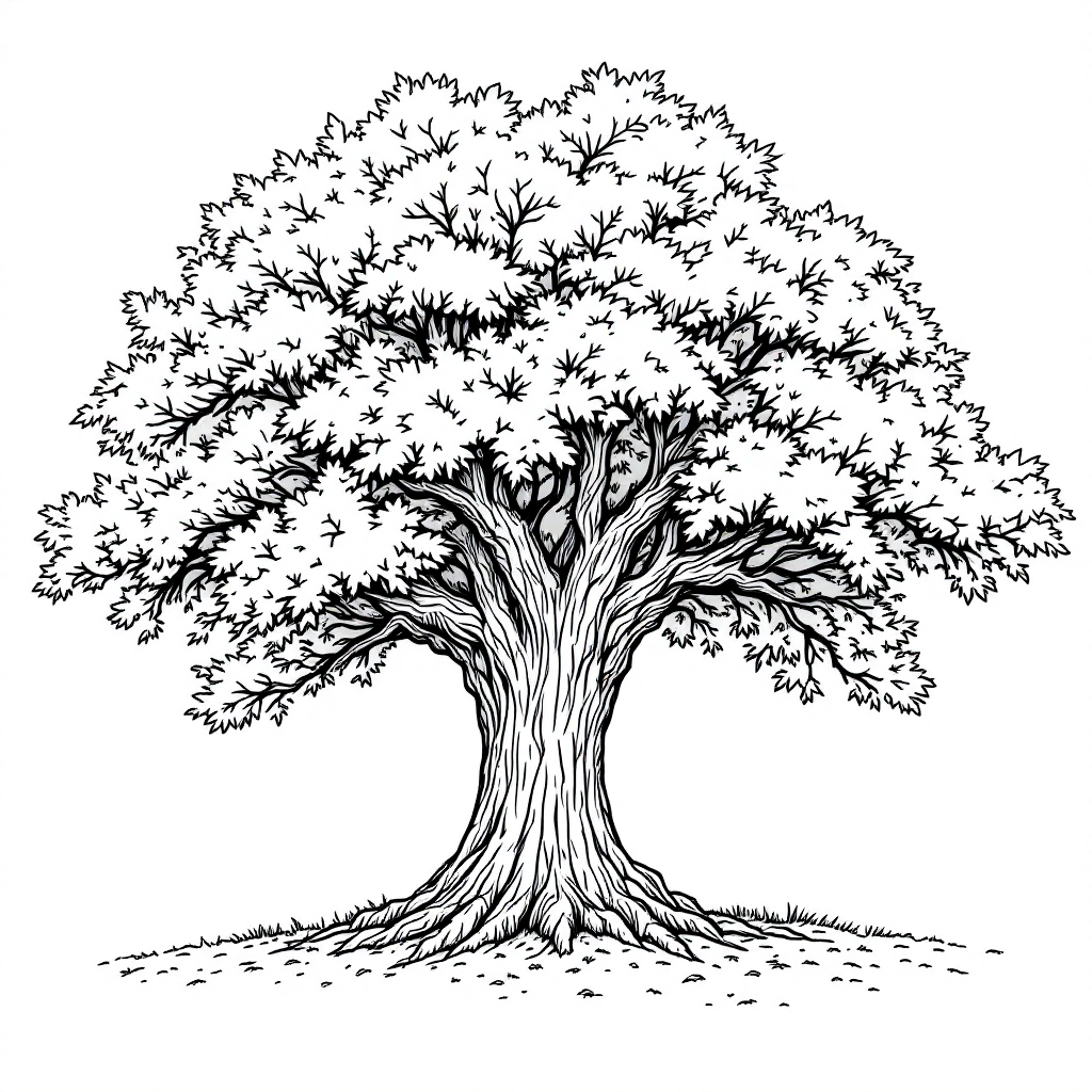 Majestic Oak Tree